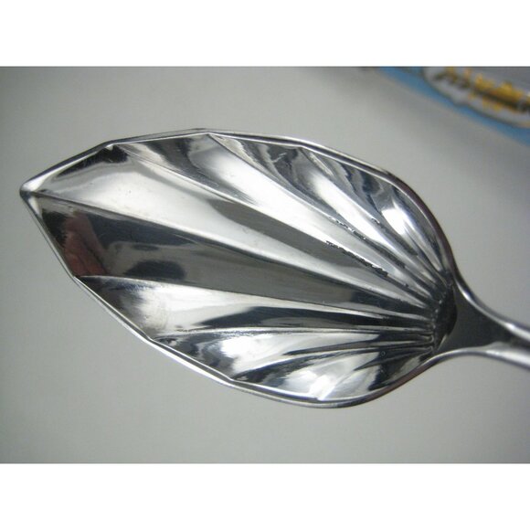 Decorative Cheese Knife Spoon Set Blue Gold Porcelain Handles Serving Utensils - Picture 8 of 9